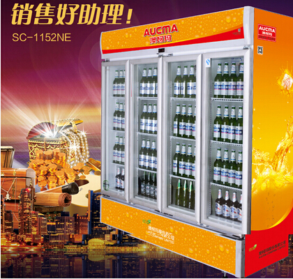 澳柯瑪大型超市風(fēng)幕柜之立式展示柜