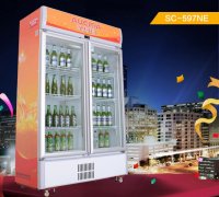 用誠信塑品牌，澳柯瑪玻璃門冷柜受青睞